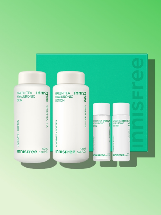 INNISFREE Green Tea Hyaluronic Skincare Set