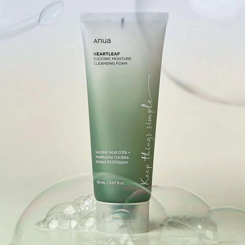 Anua Heartleaf Succinc Moisture Cleansing Foam