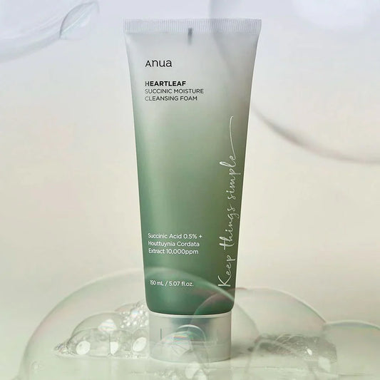 Anua Heartleaf Succinc Moisture Cleansing Foam