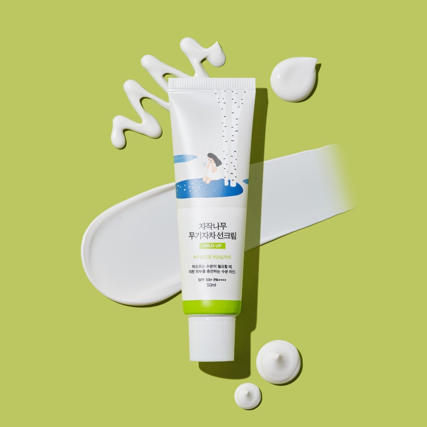 Round Lab Birch Moisturizing Mild-Up Sunscreen